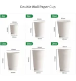 Custom Printed Paper Coffee Cups with Lids - Personalized Disposable Coffee Cups - Image 4