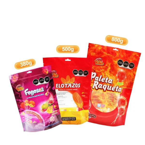 Custom Printed Candy Pouches | Vibrant Stand Up Bags with Hanging Hole - Image 5