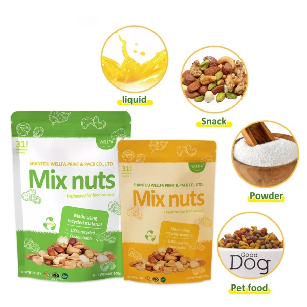 Custom Printed Stand Up Doypack For Nuts - Image 3