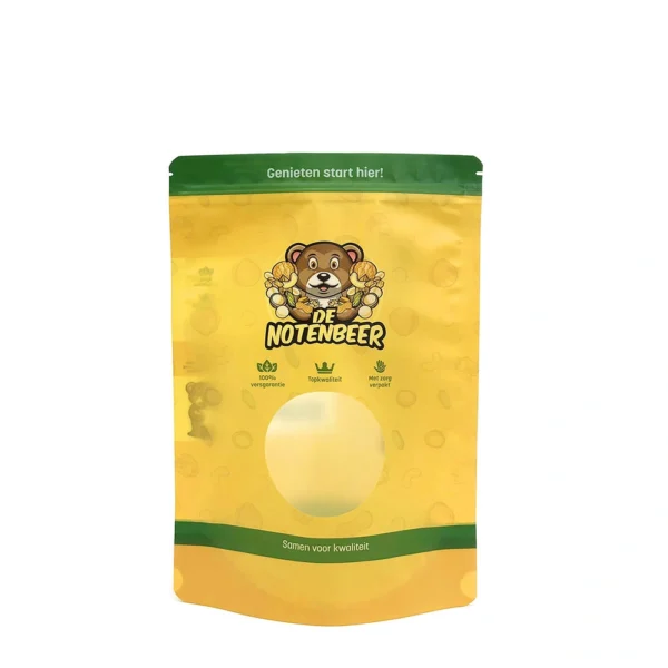 Custom Stand Up Pouches with Window | Food Grade Packaging Bags with Clear Panel - Image 1