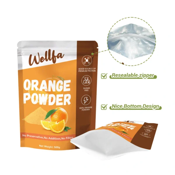 Custom Printed Stand Up Pouch Bag For Powder - Image 2