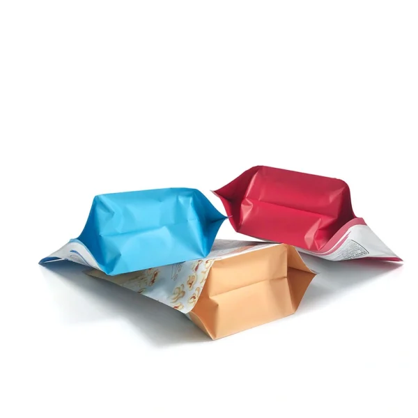 Custom Printed Stand-Up Popcorn Pouch - Personalized Resealable Popcorn Packaging Bags - Image 2