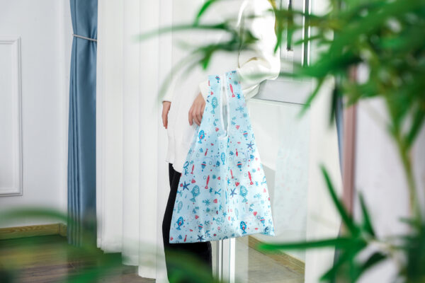 Eco-Friendly Custome Polyester Shopping Bag - Reusable Foldable Tote With Custom Patterns - Image 2