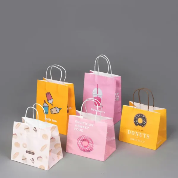 Custom Kraft Paper bag - Image 2