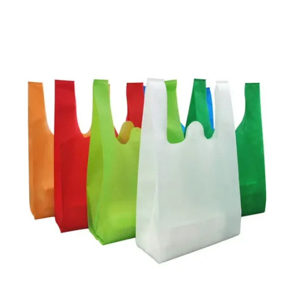 Custom Printed T-Shirt Bags - Non-Woven T-Shirt Promo Bags - Image 1