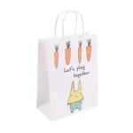 Custom Printed Twisted Handle Kraft Paper Bags