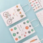 Custom Printed Twisted Handle Kraft Paper Bags - Image 2