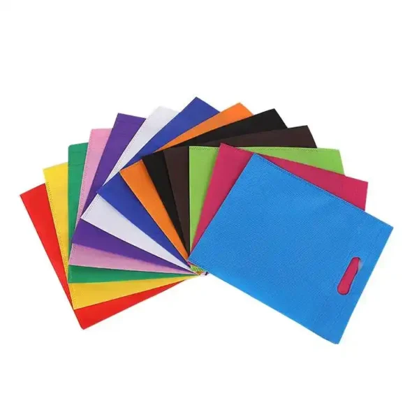 D Cut Bags - Custom Size Non Woven Promotional Carry Bag - Image 1