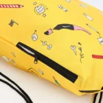 Custom Printed 210D Polyester Drawstring Backpacks - Image 2