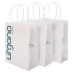 Custom Printed Kraft Paper Shopping Bags - Eco-Friendly - Image 2
