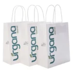 Custom Printed Kraft Paper Shopping Bags - Eco-Friendly - Image 3