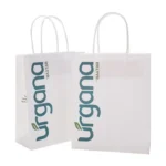 Custom Printed Kraft Paper Shopping Bags - Eco-Friendly - Image 4