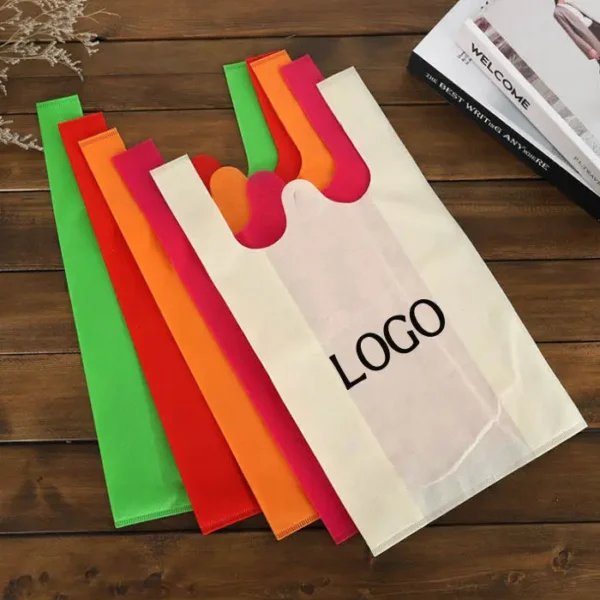 Custom Printed T-Shirt Bags - Non-Woven T-Shirt Promo Bags - Image 3