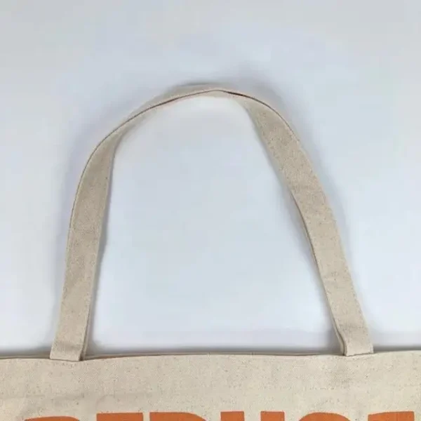 Large Canvas Shopping Tote Bag - Image 4