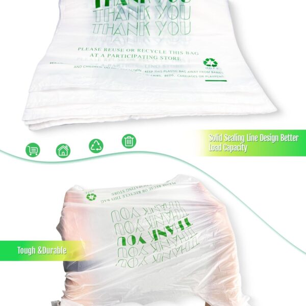 Customized Plastic Shopping Bags Eco Friendly & Biodegradable - Image 4