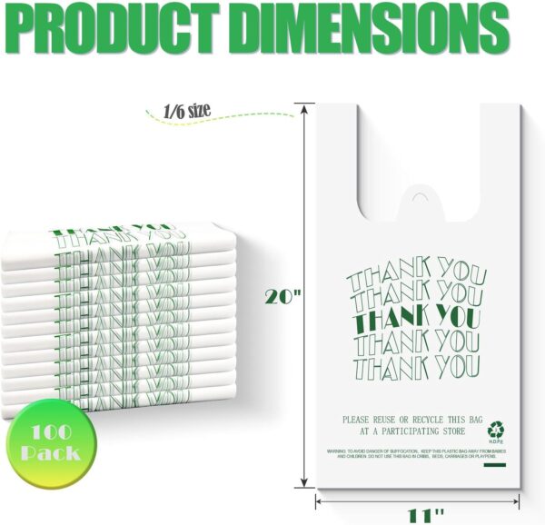 Customized Plastic Shopping Bags Eco Friendly & Biodegradable - Image 2