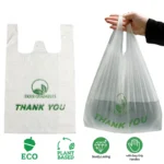 Custom Printed 100% Compostable T-Shirt Bags