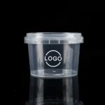 Custom Printed Clear Plastic Deli Containers with Tamper-Evident Lids