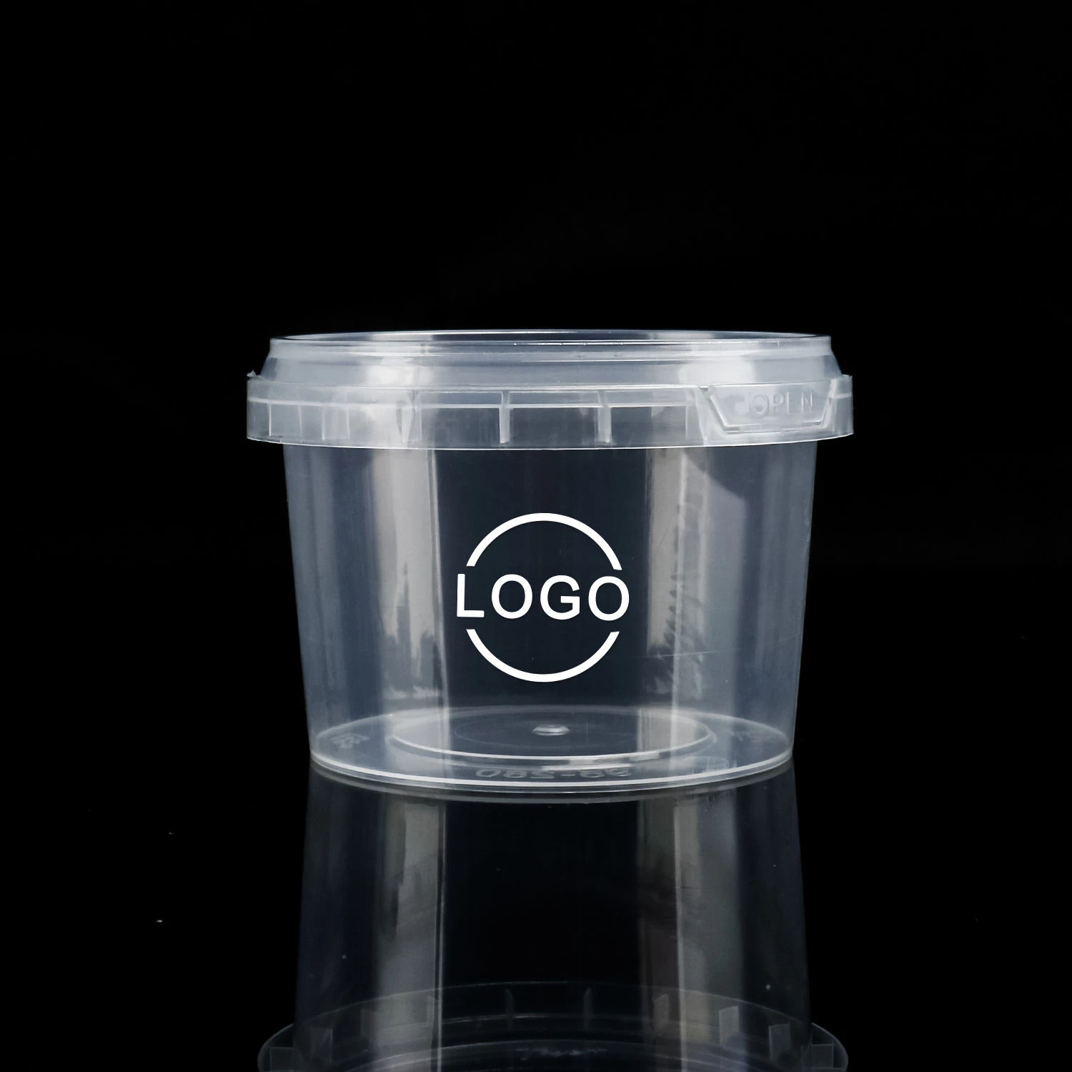Custom Printed Clear Plastic Deli Containers with Tamper-Evident Lids